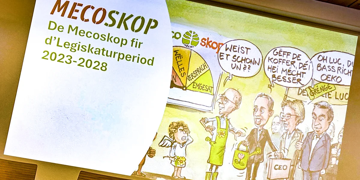 Kongress vum Mouvement écologique: "Klima- a Biodiversitéitsschutz ass och Friddenssécherung par excellence" | © Sté Bisenius