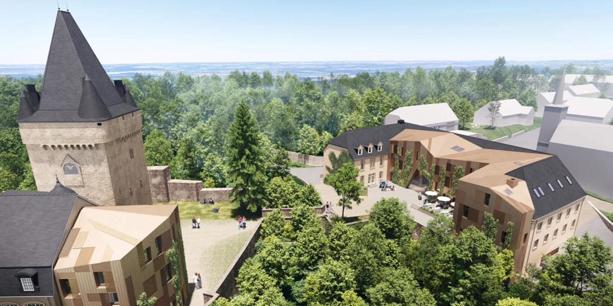 Aarbechten um SNJ-Site zu Huelmes ginn 2028 ofgeschloss | © TEISEN-GIESLER ARCHITECTES