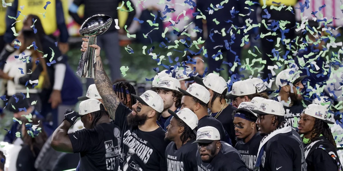 Seattle Seahawks gewannen de Super Bowl an den Donald Trump ass rosen | © EPA/CHRIS TORRES