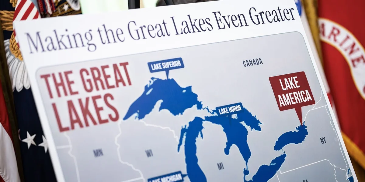 Wéinst Sträit mat Kanada: Trump huet den Ontario-Séi an "Amerika-Séi" ëmbenannt 