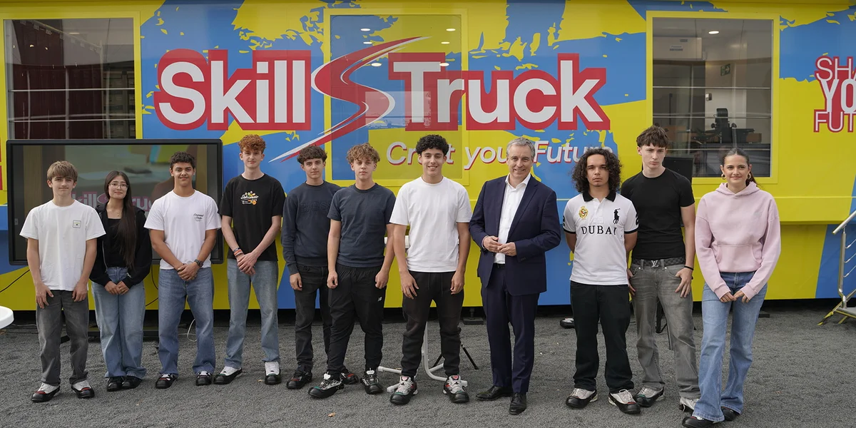 Mam "Skillstruck" sollen d'Schüler véier verschidden Handwierksberuffer kenneléieren | © MENEJ